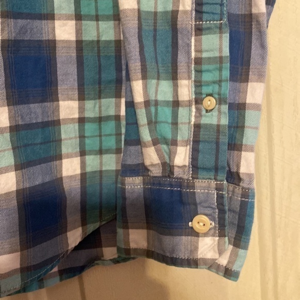 American Eagle outfitters athletic‎ fit plaid button down shirt - Picture 4 of 8